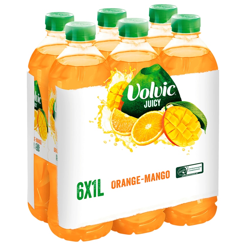 Volvic Juicy Orange-Mango 6x1l